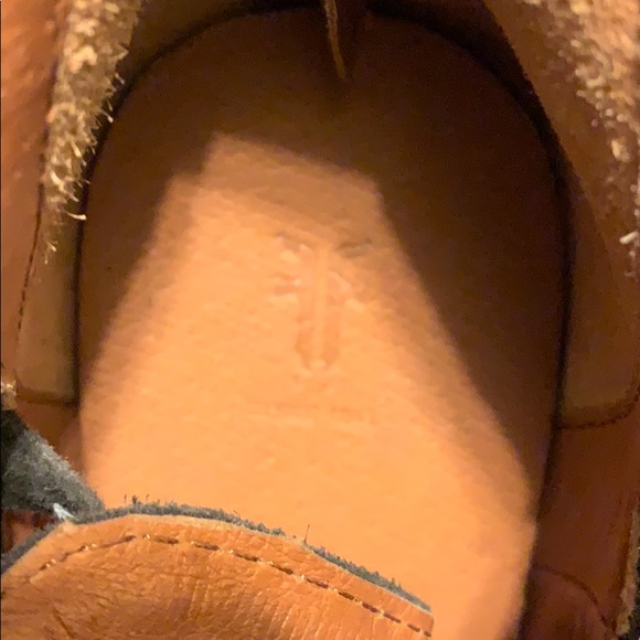 Grey suede Frye Naomi Pickstitch booties - Picture 5 of 5